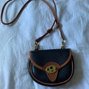 Dooney & Bourke Small Navy Leather Bag